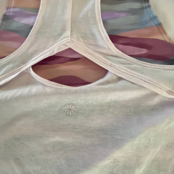 ATHLETA GIRL Double the Fun Tank, Pink and Purple Camo,‎  SZ XXL 16 - Picture 5 of 7
